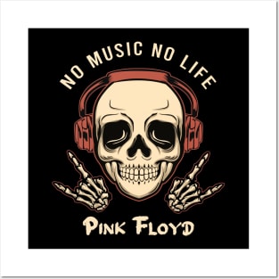 No music no life pink floyd Posters and Art